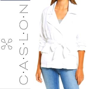 🆕 White Caslon Belted Jacket In Size X-Small or X-LARGE 0/2 12W/14W NWT